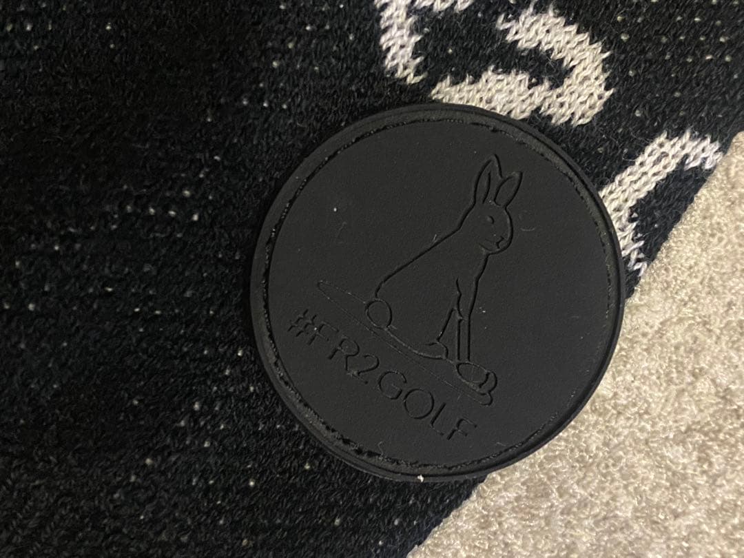 #FR2GOLF ロゴ入り黒セーターエフアールツー【値下げ】