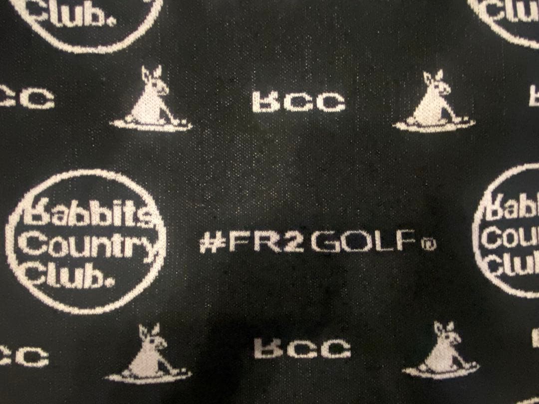 #FR2GOLF ロゴ入り黒セーターエフアールツー【値下げ】