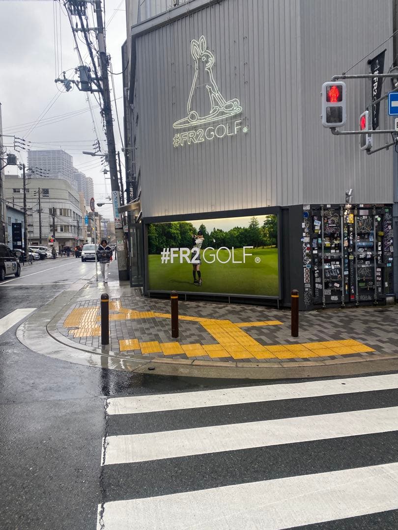 #FR2GOLF ロゴ入り黒セーターエフアールツー【値下げ】