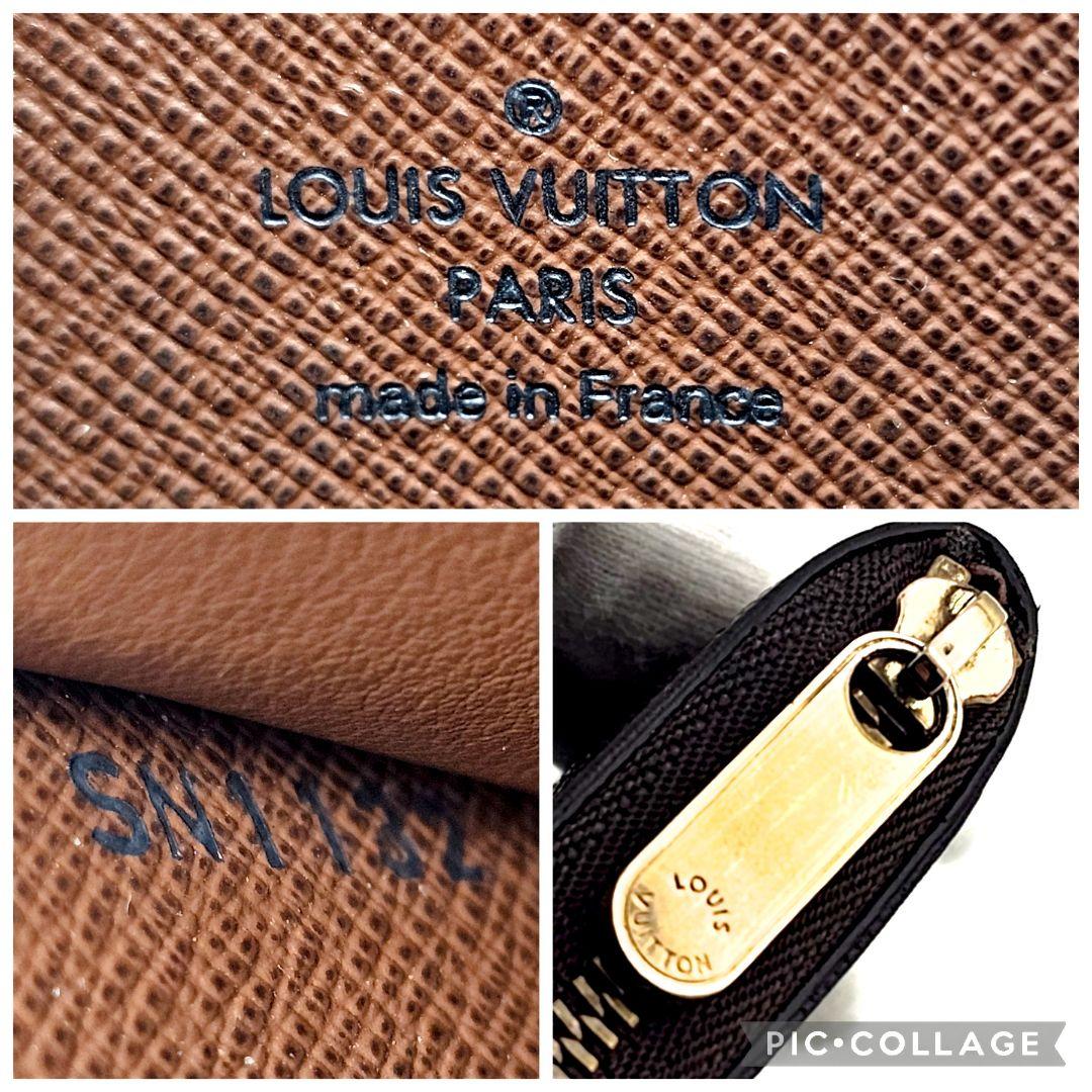 ルイヴィトン　ジッピーパース　財布　モノグラム　小銭入れ　F385