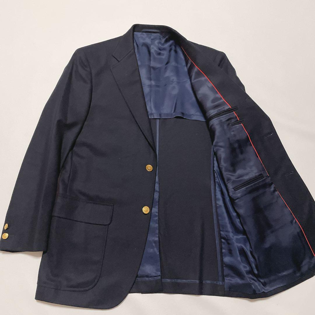 未使用級★ジェイプレス　100thアニバーサリ　紺ブレ　金ボタン 段返L(624