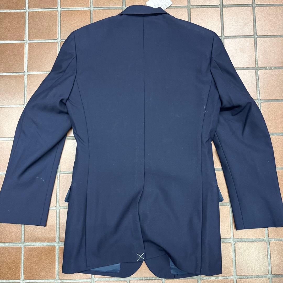 新品 Y6 L スリーピーススーツ シングルスーツ ネイビー系 ウール100%