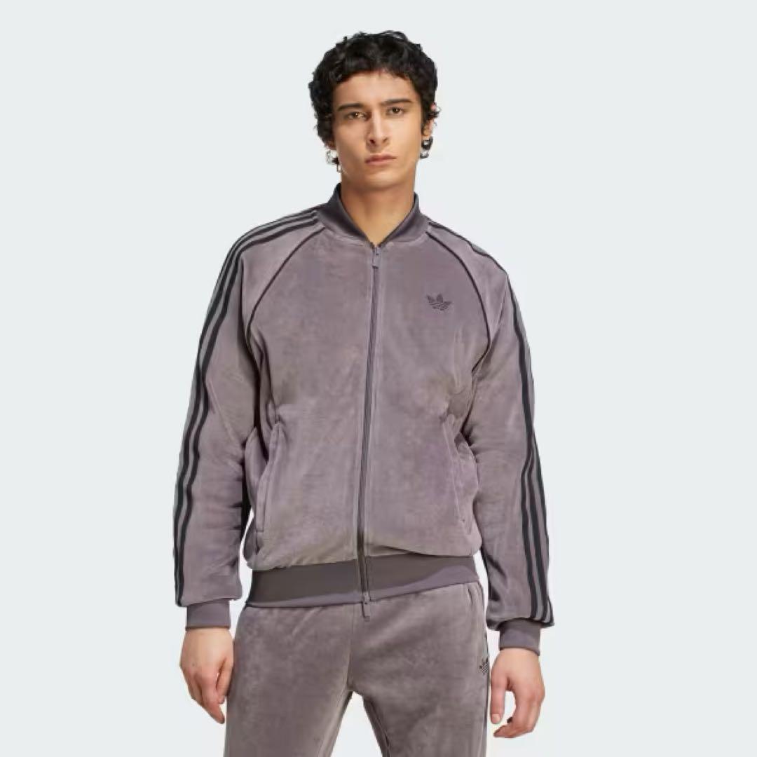 y*u様 adidas SST アディカラー ベロア トラックトップ トラックパ