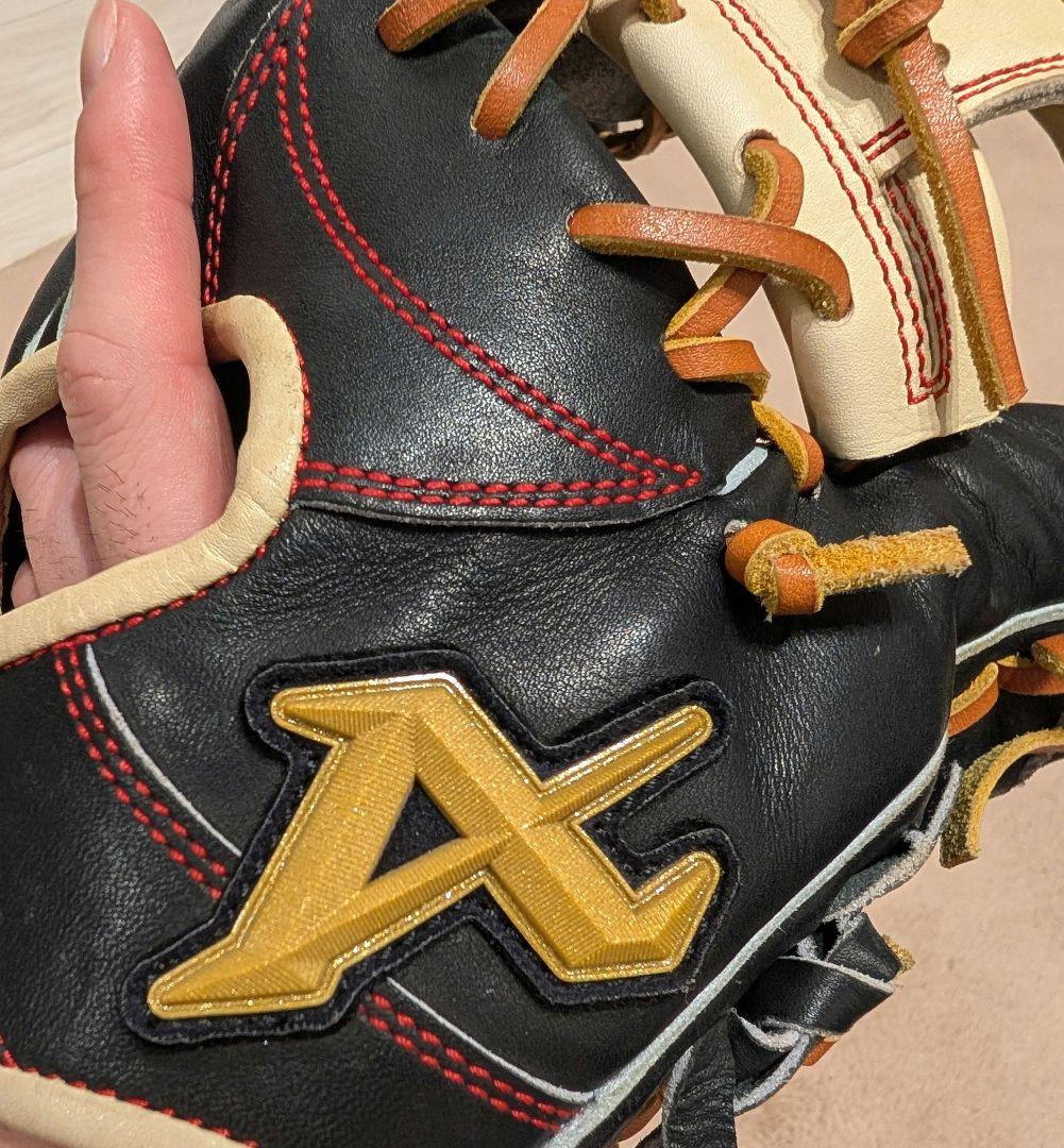 ATOMS　アトムズ　内野軟式グローブ　一般 ANX-04 BLK　右投用