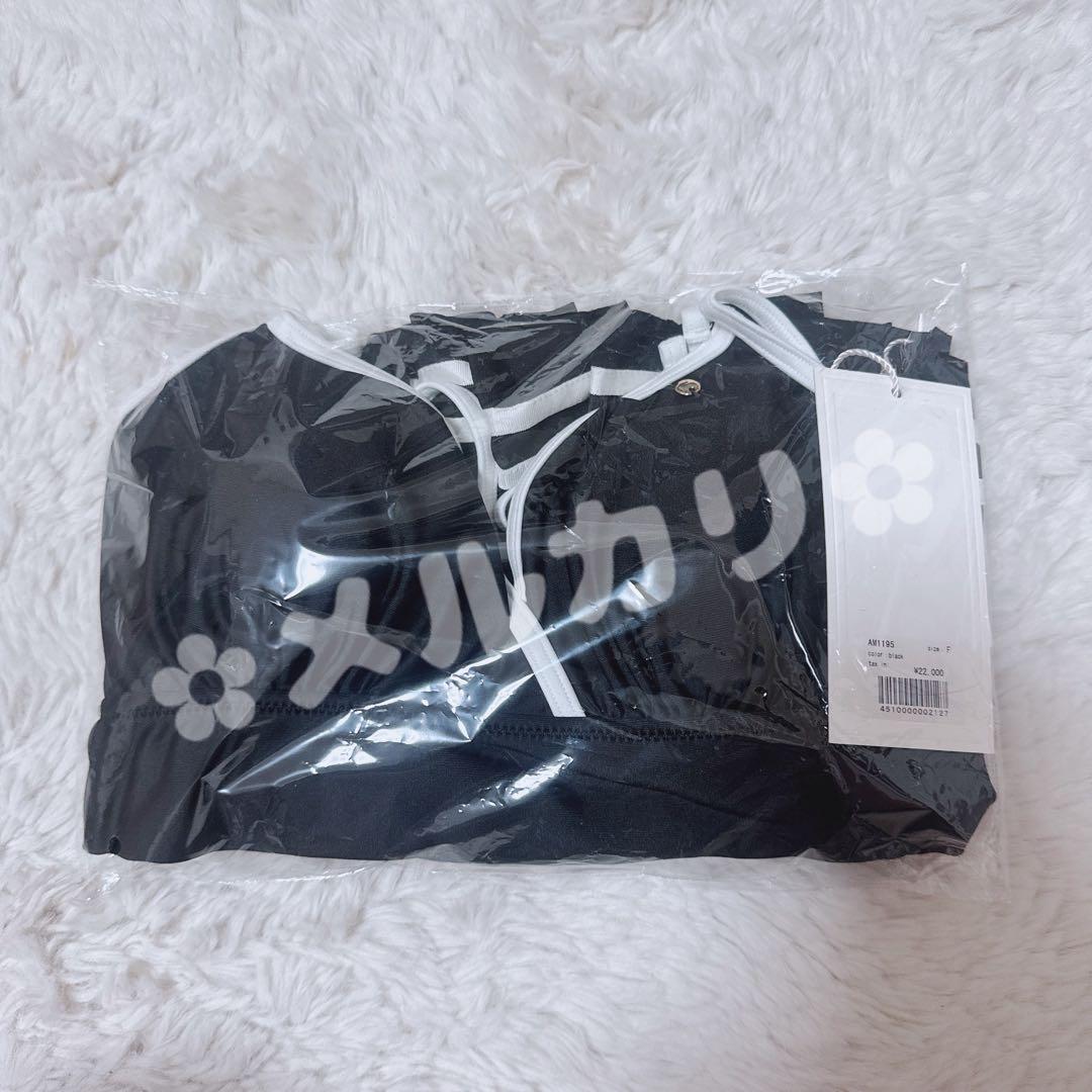 andmary Coco pleats swimwear 水着 black