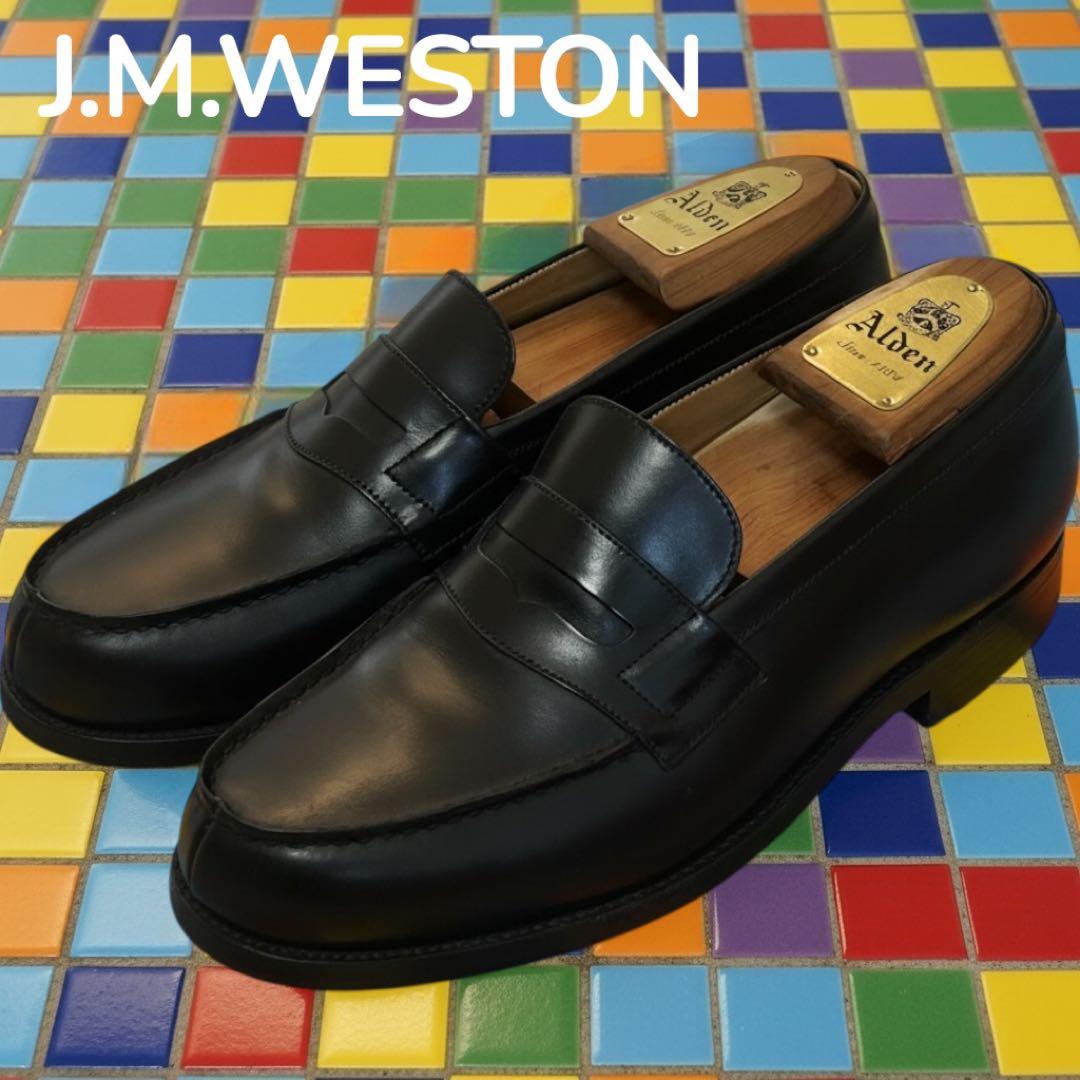 RX 極美品 JMウエストン180 ローファー ブラック 25.5