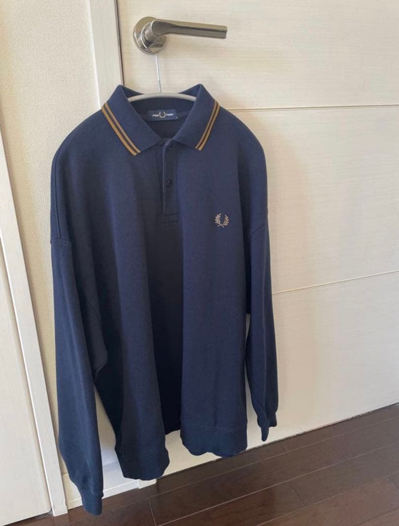 ★美品　FRED PERRY BEAMS 別注 ピケロングスリーブ ポロシャツ