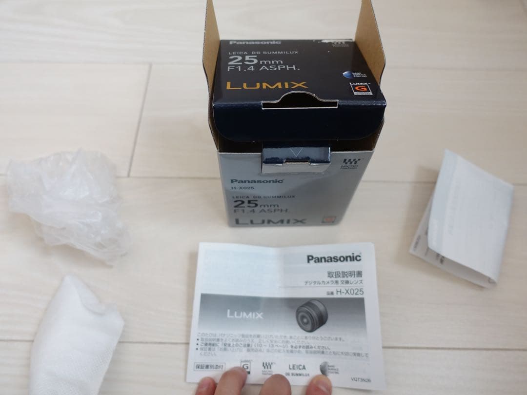 レンズ(単焦点) Panasonic LEICA DG SUMMILUX 25mm F1.4