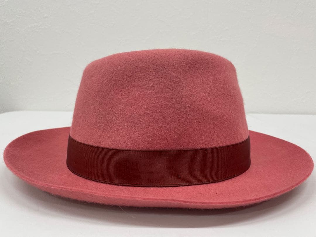 J77定価74,300円【未使用・極美品】ボルサリーノ 高級ハット M58