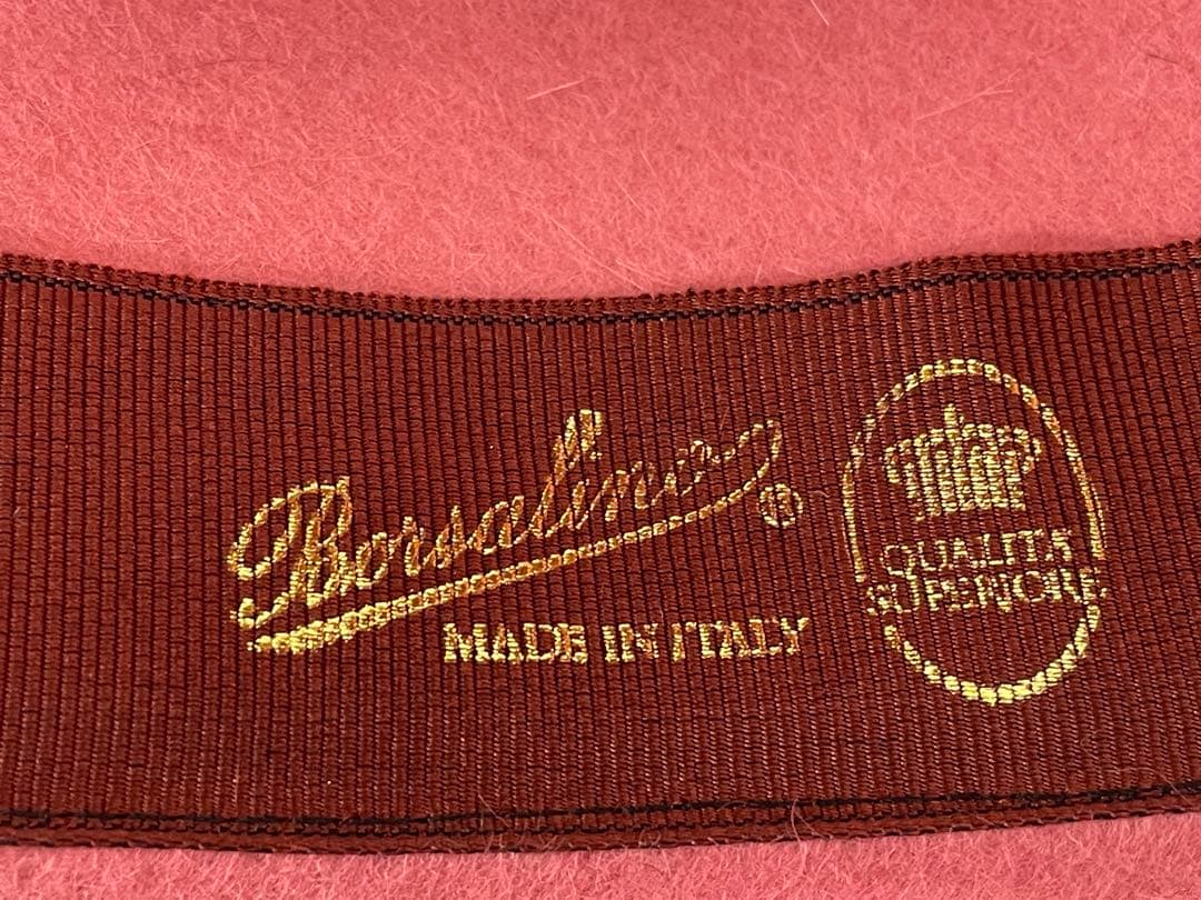 J77定価74,300円【未使用・極美品】ボルサリーノ 高級ハット M58