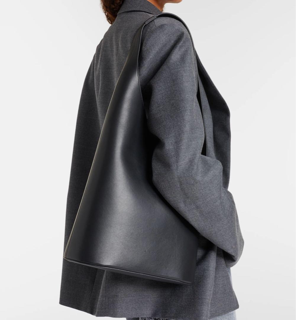 バッグ AESTHER EKME Lune Large leather tote bag