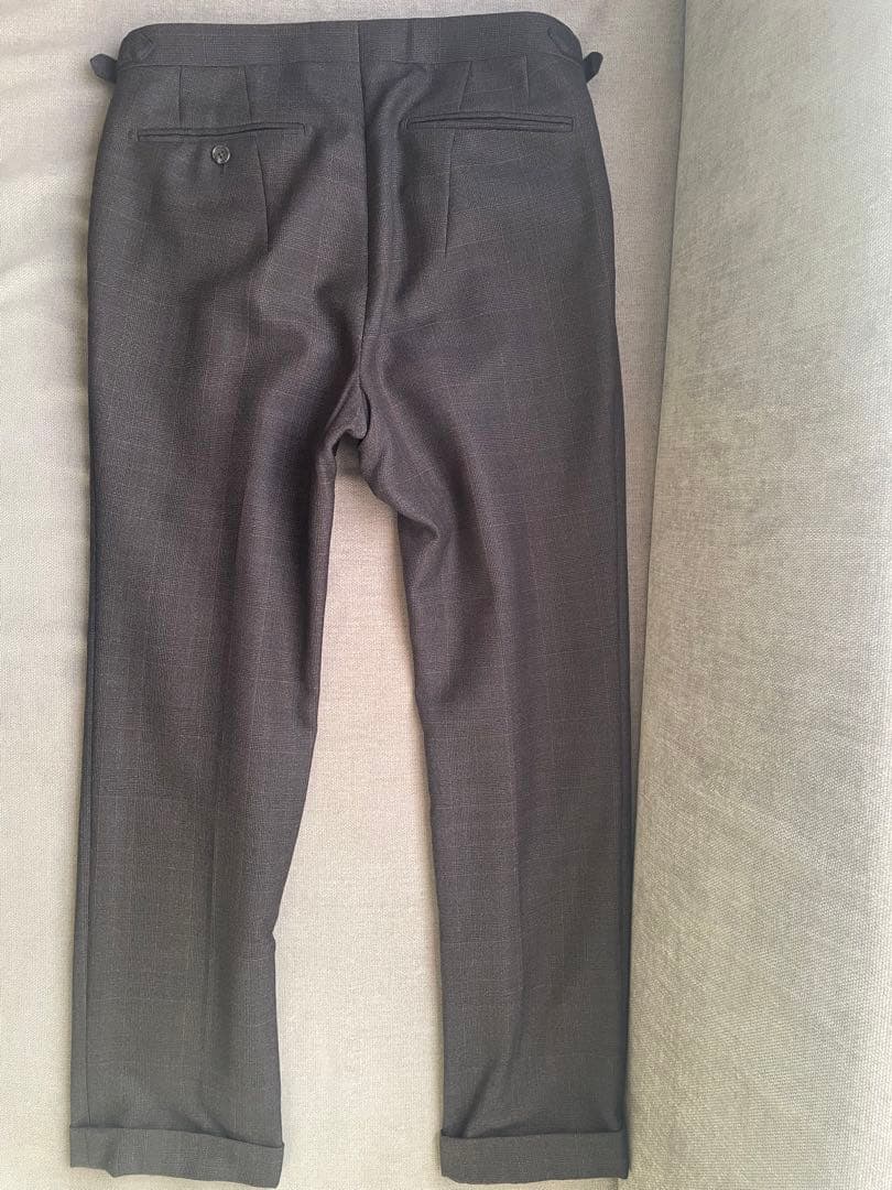 【早い者勝ち❗️】美品　イギリス生地　サヴィル・クリフォード　スーツ　ブラウン