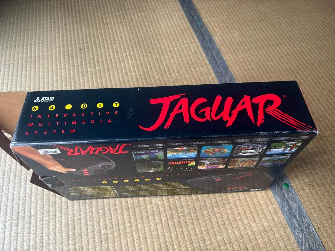 Atari Jaguar 本体と付属品　＋ソフト3本