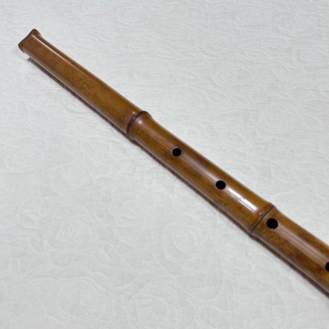 【レトロ ‼️】尺八本体 竹製 5穴 如月