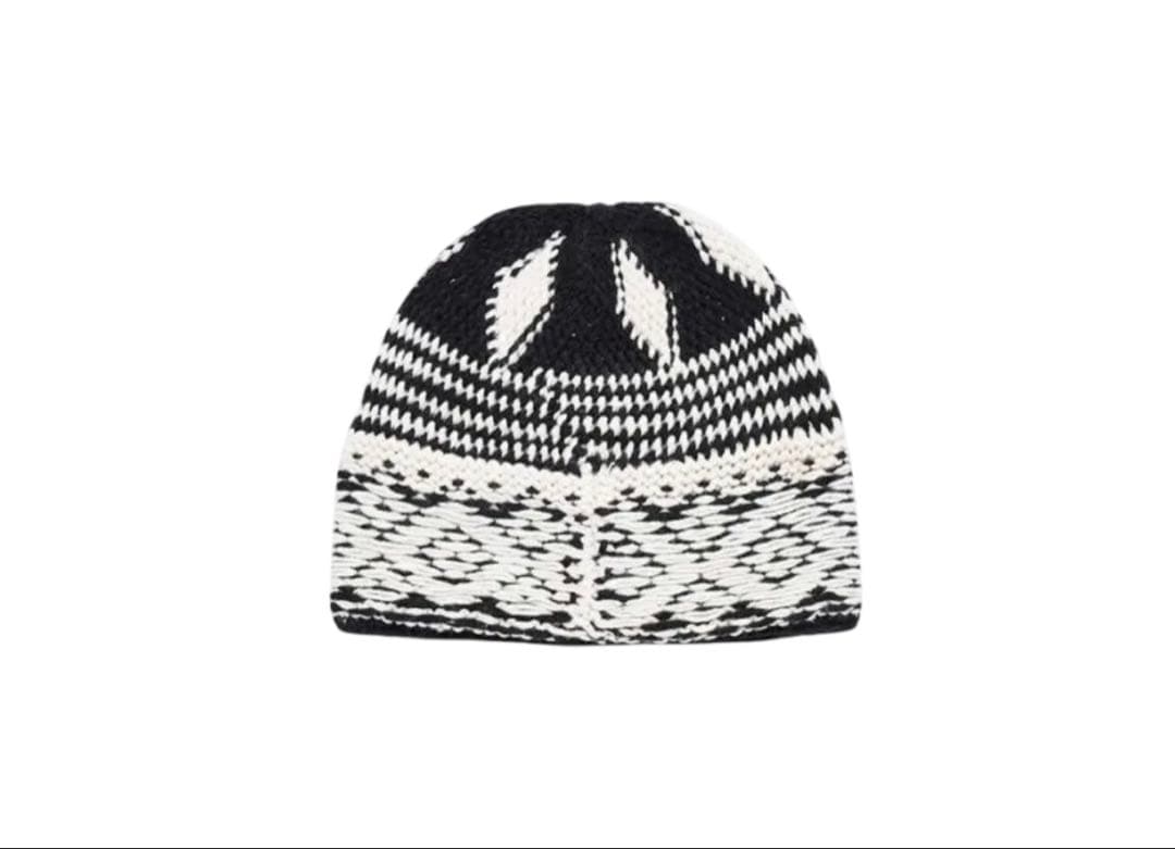 Supreme ニットビーニー ブラック・ホワイト