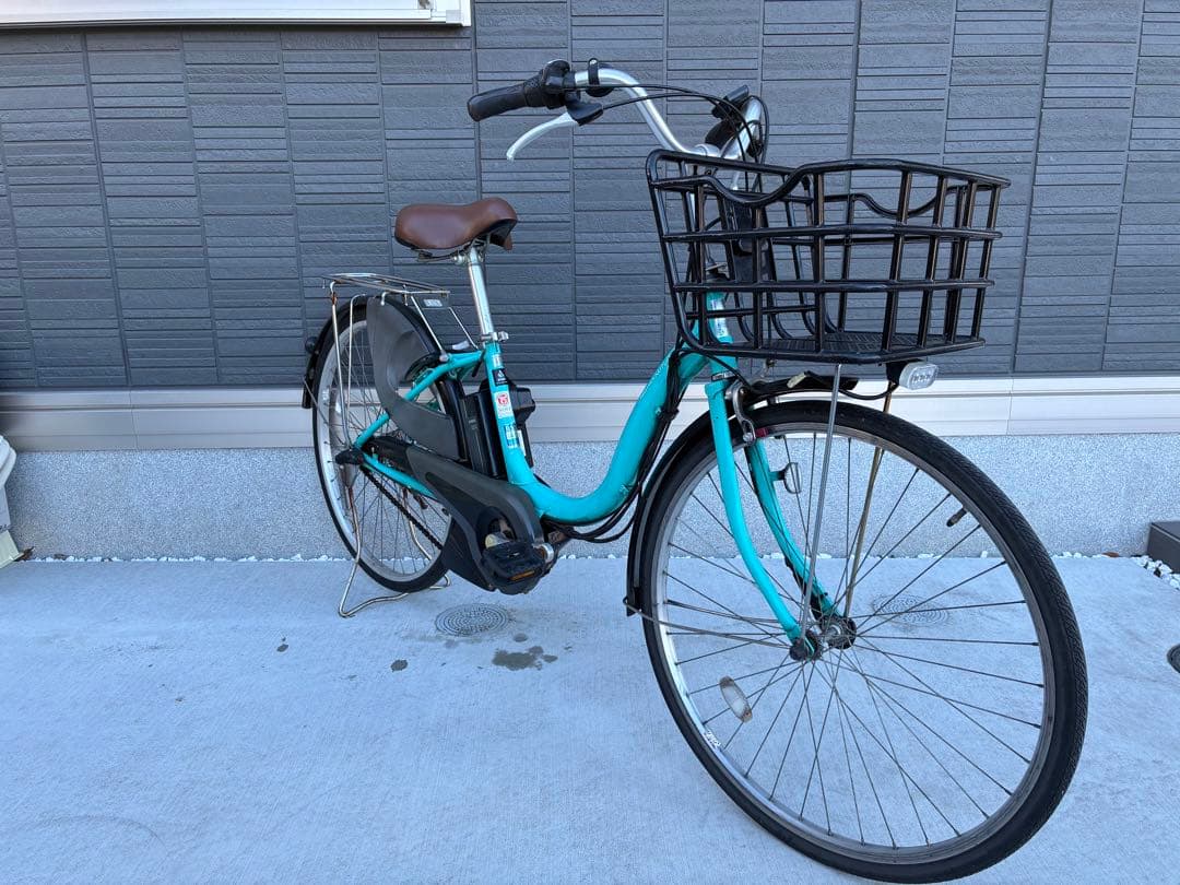 【送料込】電動自転車　ヤマハ　PAS ナチュラ　26インチ　バッテリー合計3個