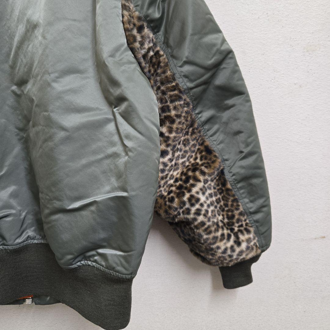 今だけ1万円引き24FW名作未使用ワコマリアMA-1レオパードKHAKI/XL