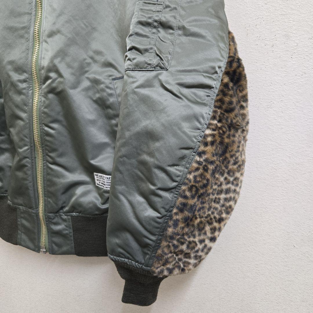 今だけ1万円引き24FW名作未使用ワコマリアMA-1レオパードKHAKI/XL