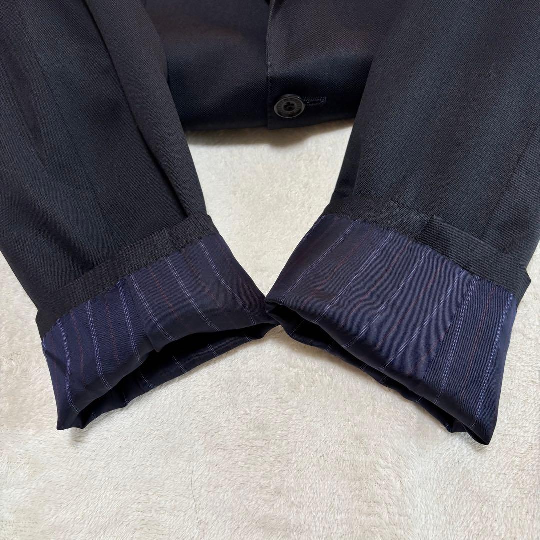✨️美品✨️ バーバリーブラックレーベル スーツ ネイビー XLサイズ 日本製