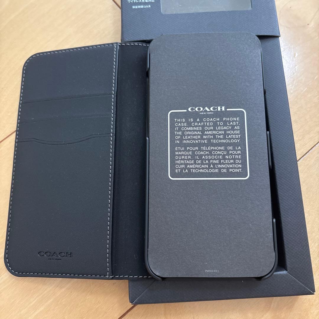 COACH iPhone16plus 2024用手帳型ケース