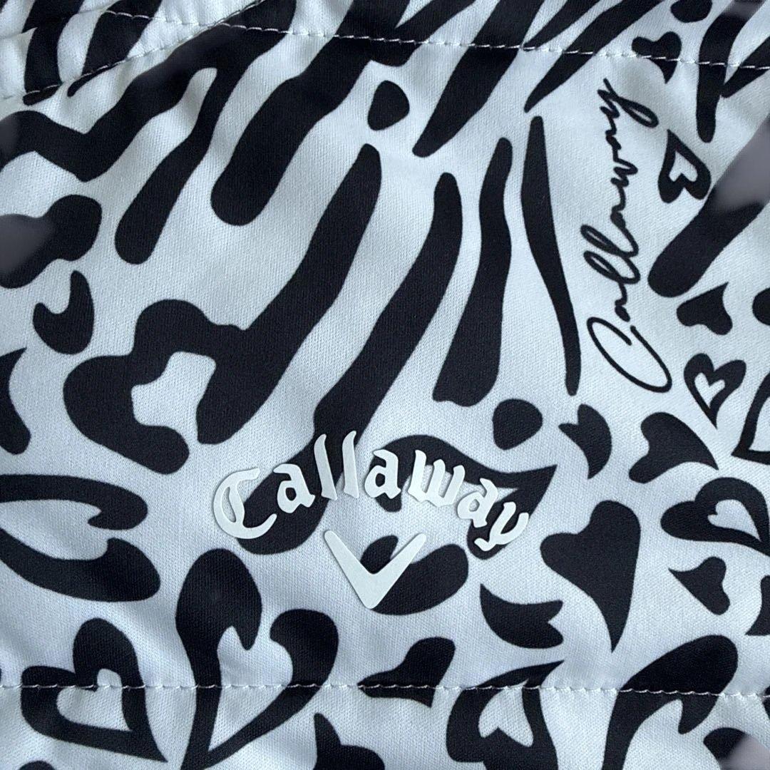 美品！Callaway レディース ゴルフ ジャケット （白黒）