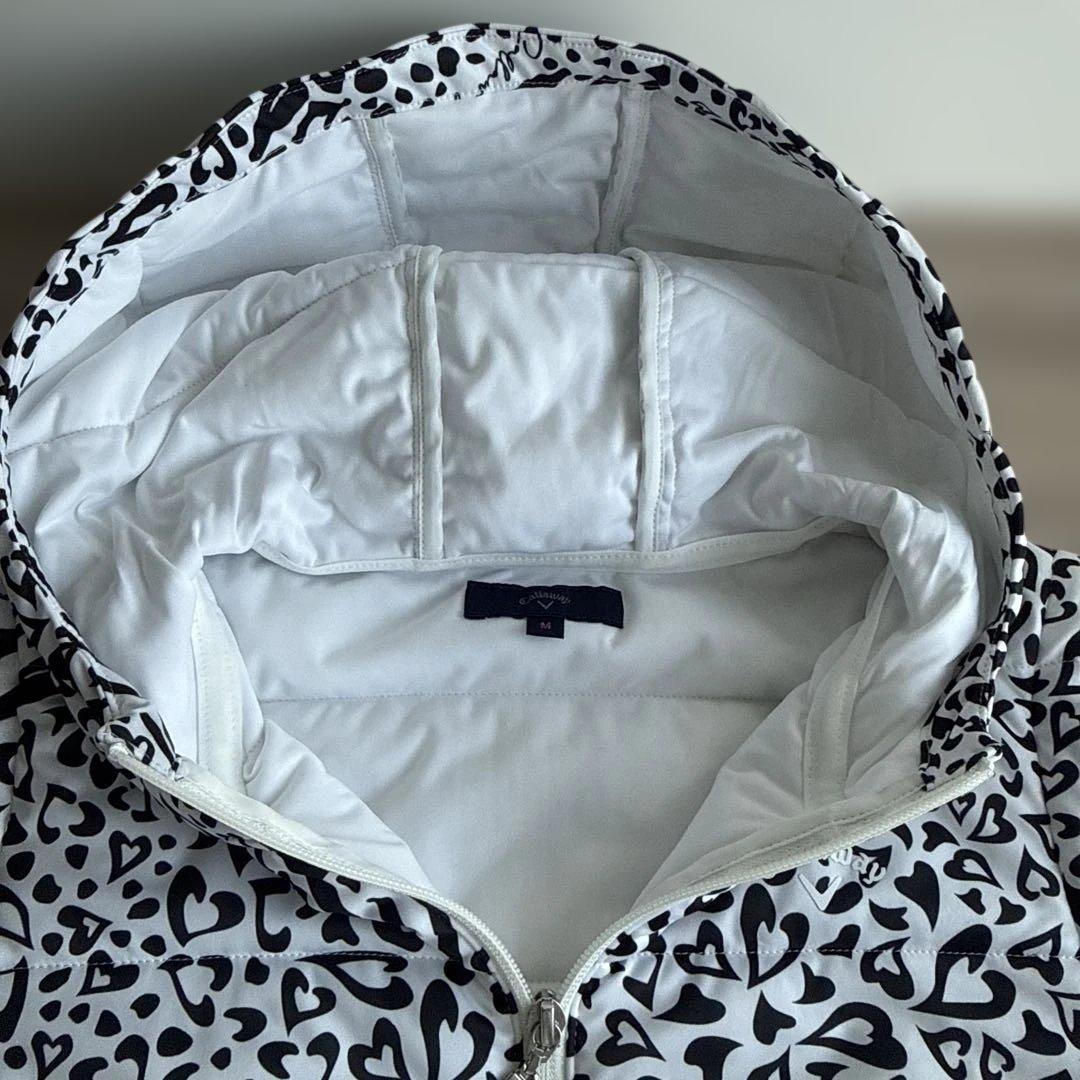 美品！Callaway レディース ゴルフ ジャケット （白黒）