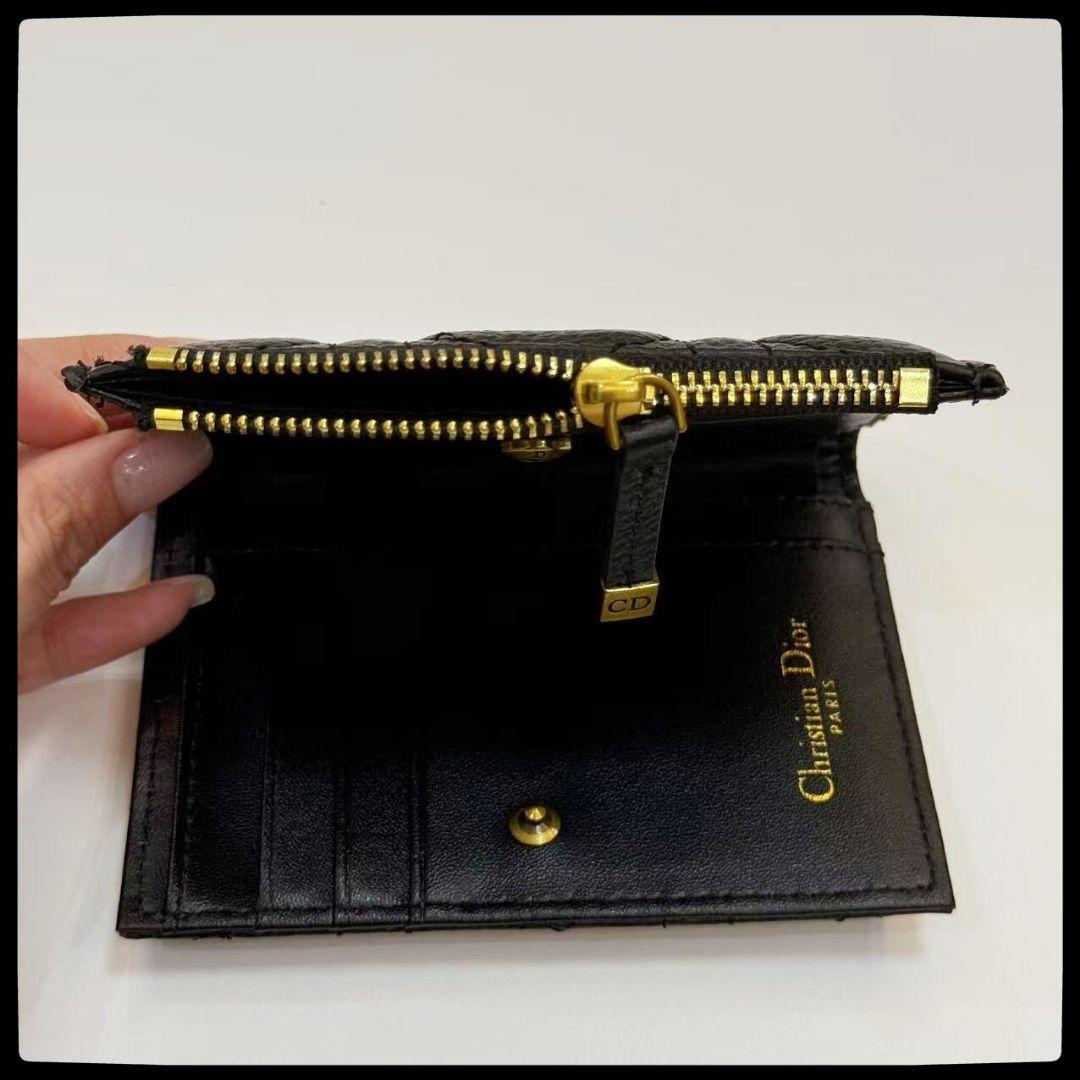 【付属品完備】 二つ折り財布 レディース ブラック