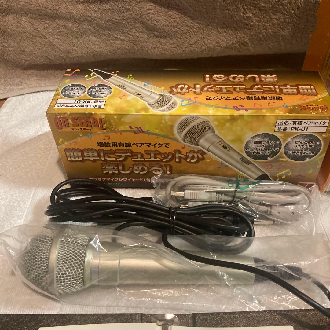 ON STAGE カラオケ オンステージ PK-110GT ペアマイク付