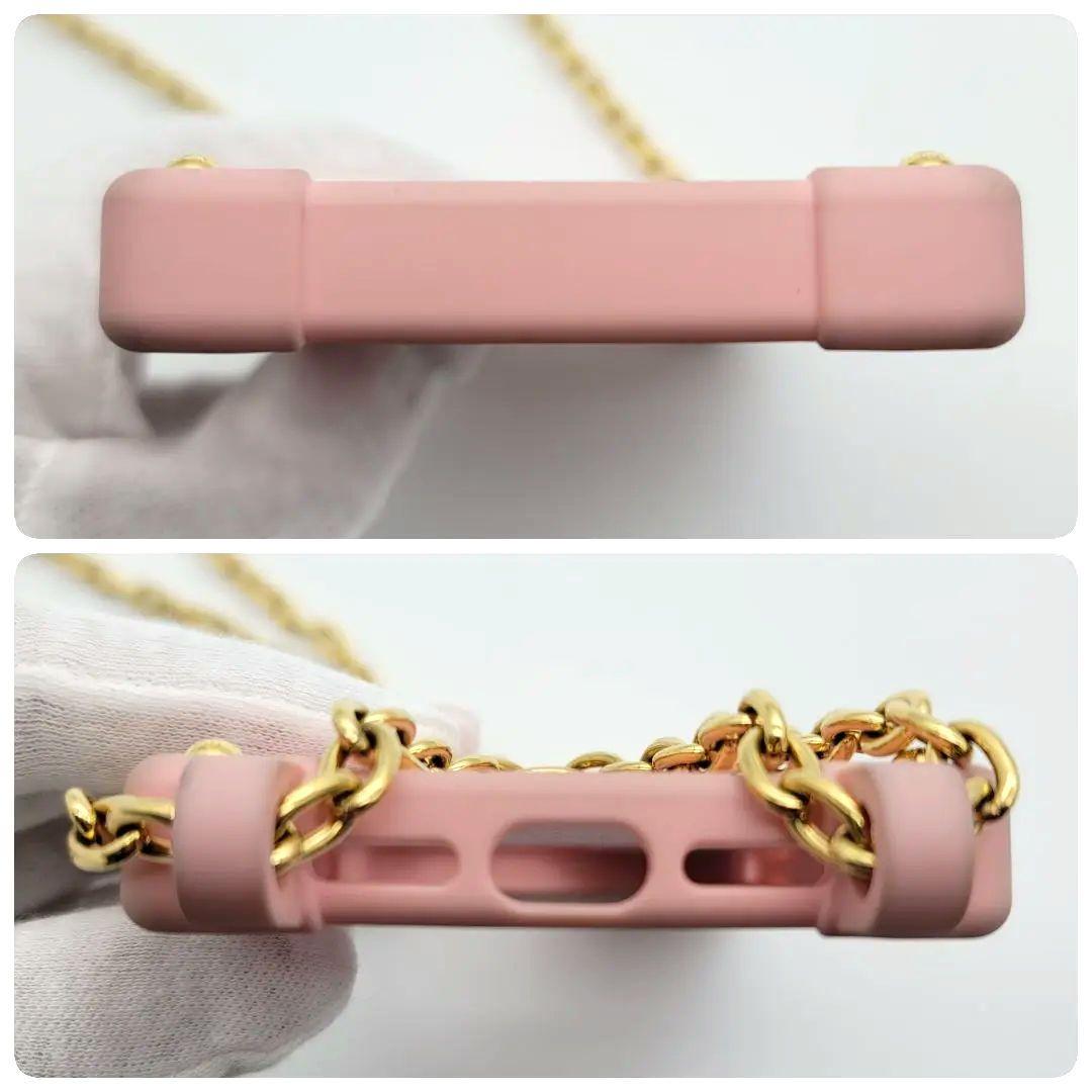 ルイヴィトン iphone14pro ケース リ トランク チェーン ピンク
