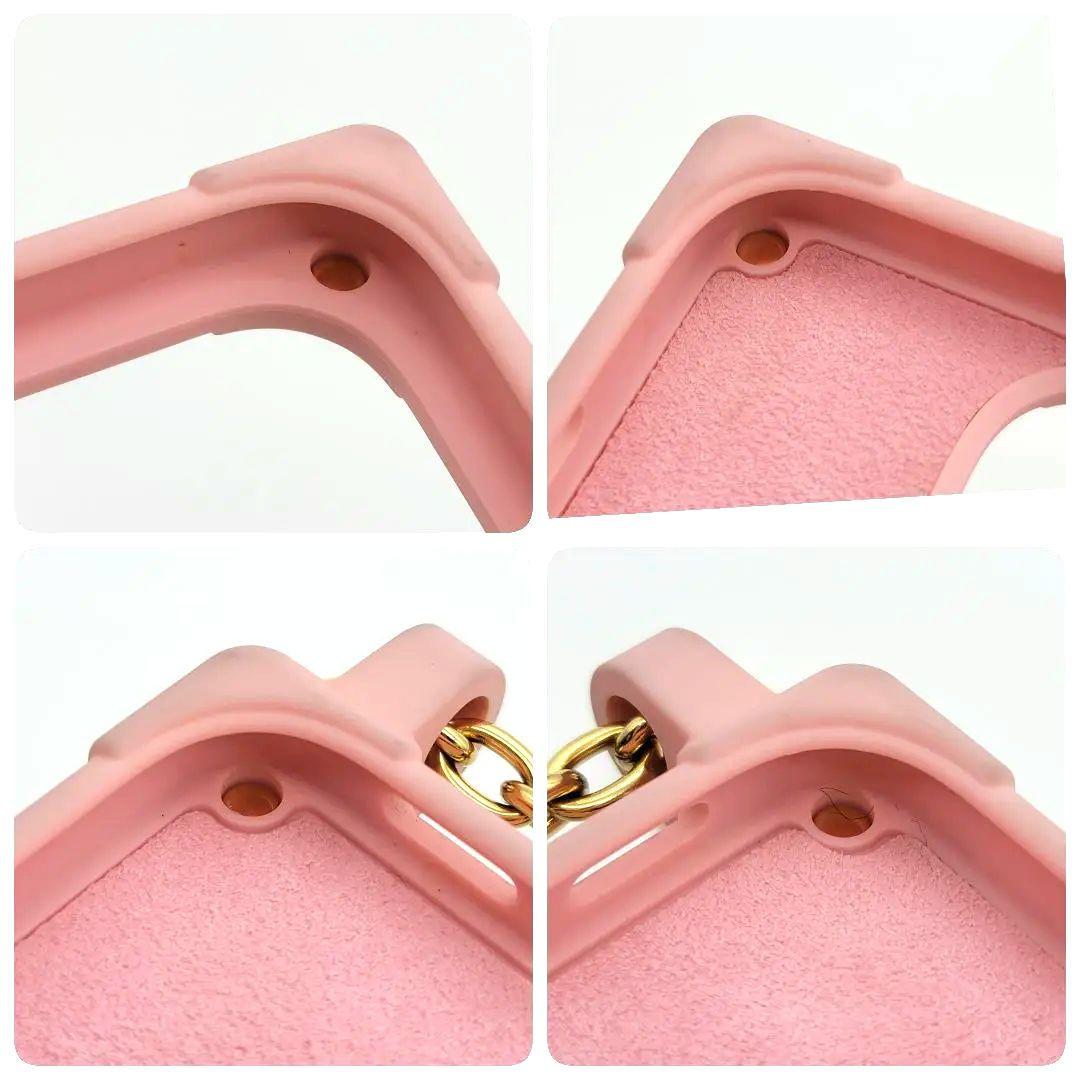 ルイヴィトン iphone14pro ケース リ トランク チェーン ピンク