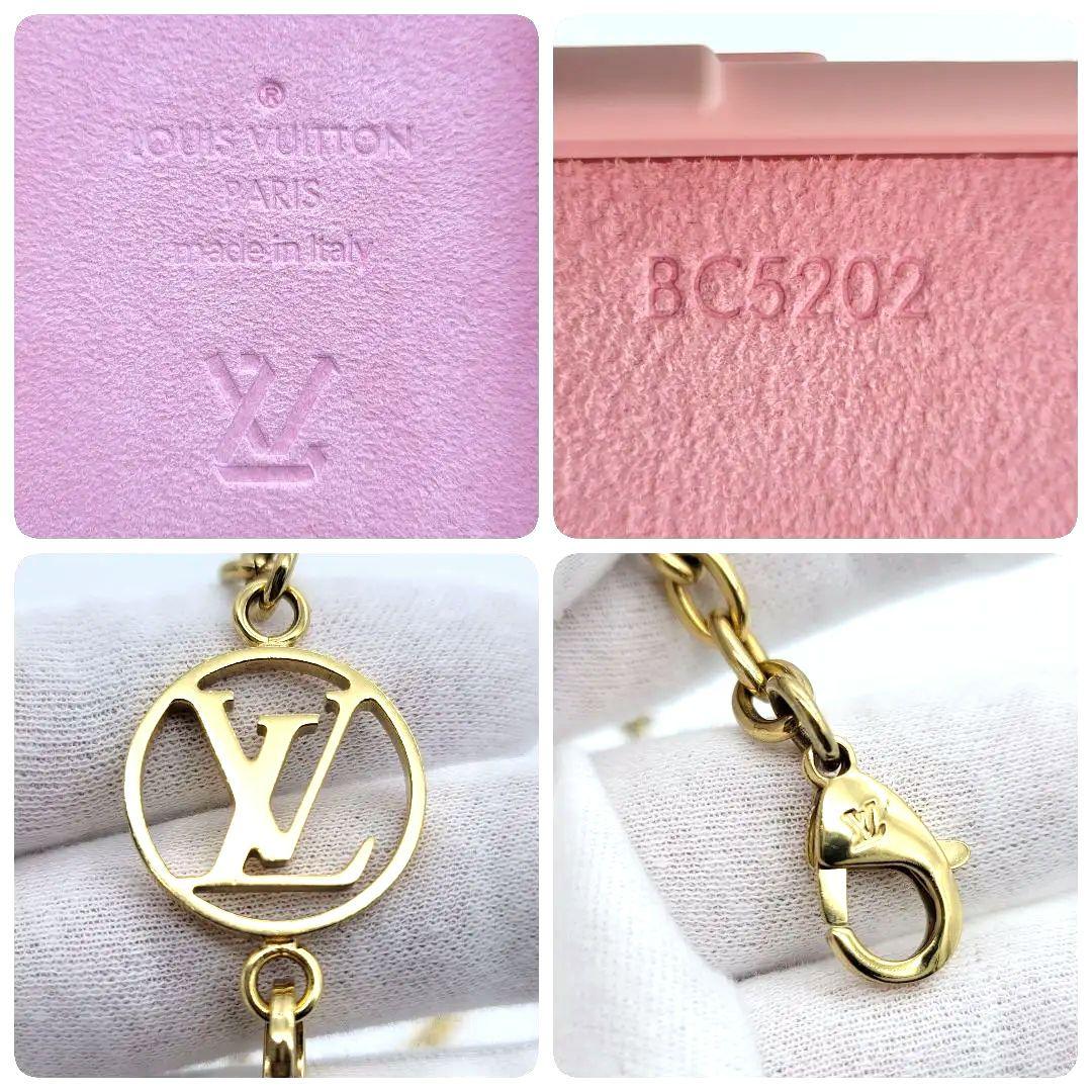 ルイヴィトン iphone14pro ケース リ トランク チェーン ピンク