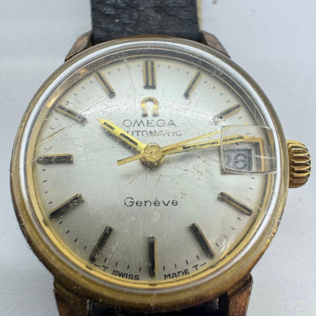 ✨オメガ✨OMEGA✨ジュネーブ✨オートマチック✨デイト✨腕時計✨
