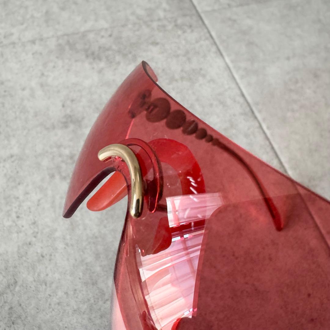 希少　クリスチャンディオール　ガリアーノ期　サングラス　リムレス　ゴールド金具