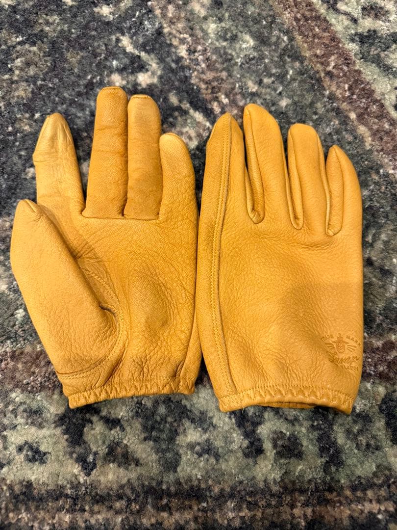 【即日発送】Lamp Gloves ランプグローブス　Camel キャメル　L