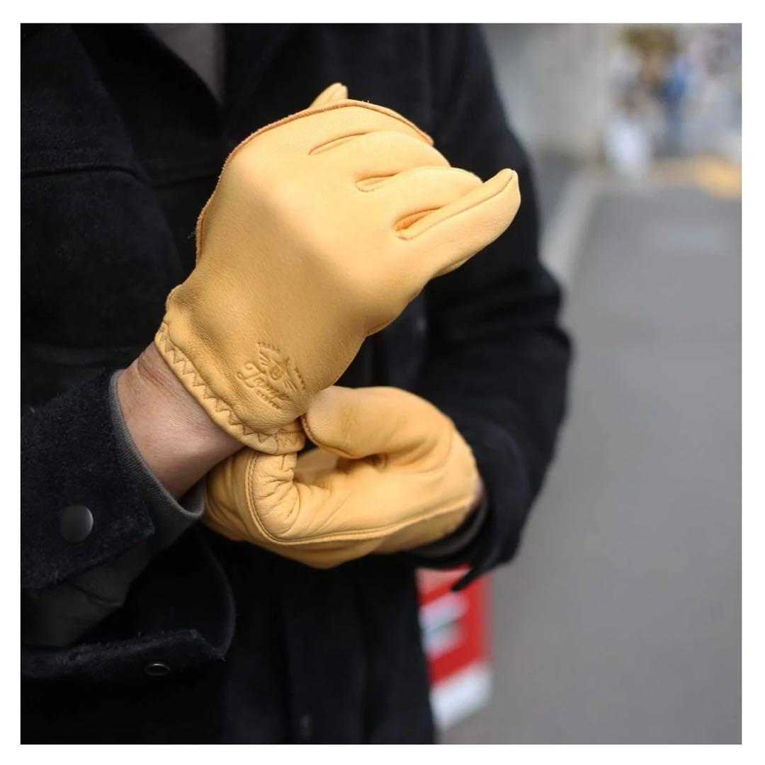 【即日発送】Lamp Gloves ランプグローブス　Camel キャメル　L