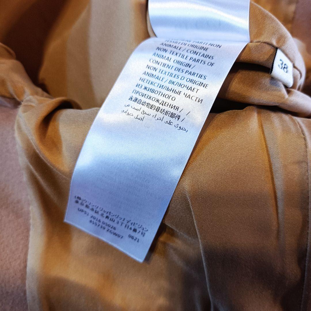 兔*子様 GUCCI　ロングコート　チェスターコート　ベージュ　38