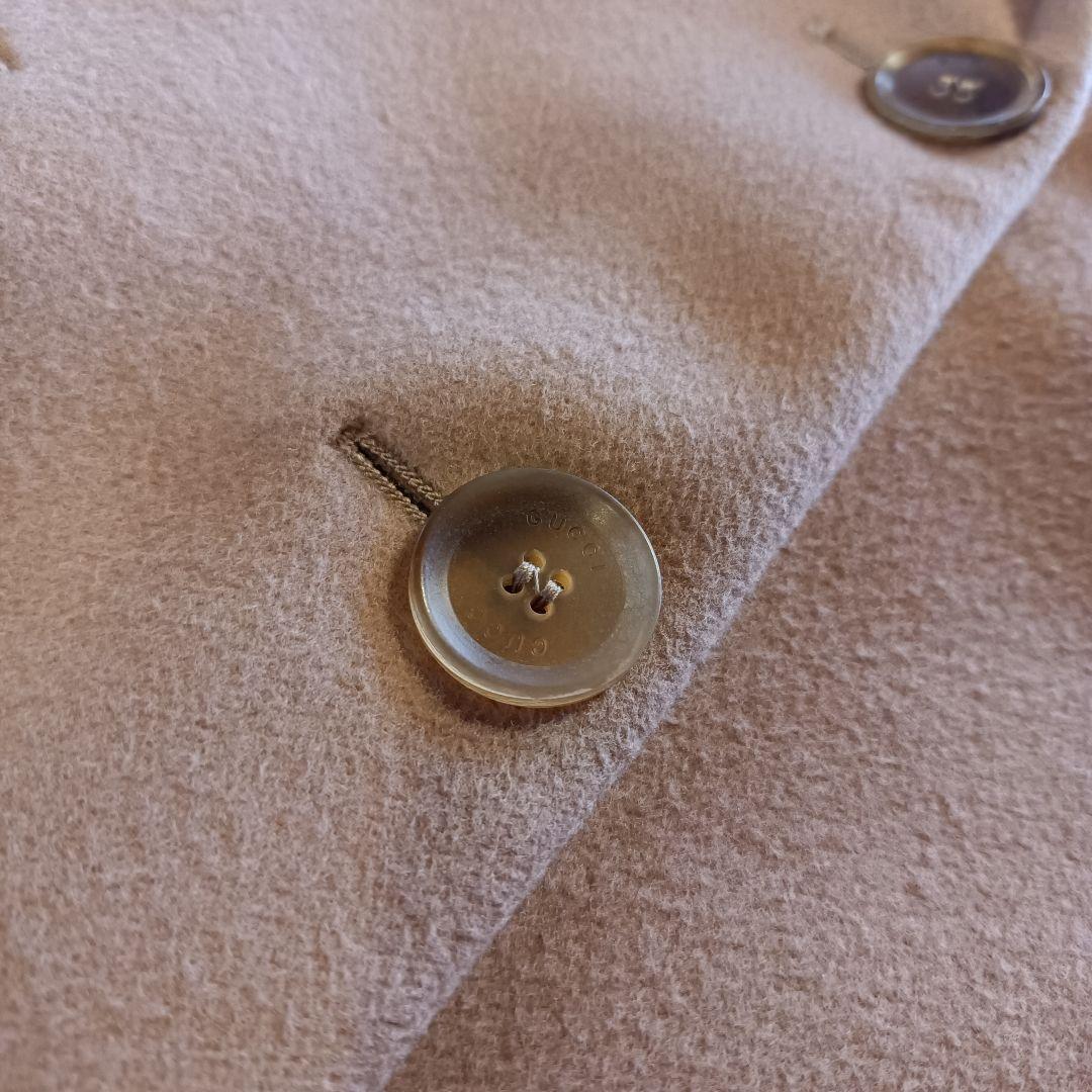 兔*子様 GUCCI　ロングコート　チェスターコート　ベージュ　38