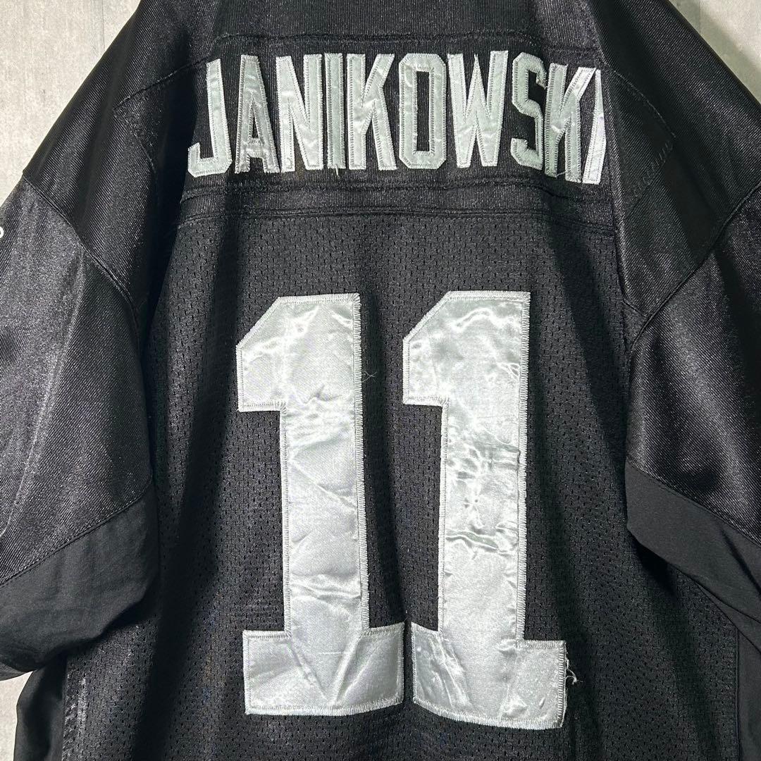 希少 NFL Raiders janikowski メッシュ ゲームシャツ