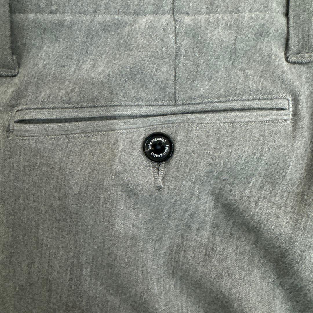 【美品】ストレッチ　グレー　メンズM