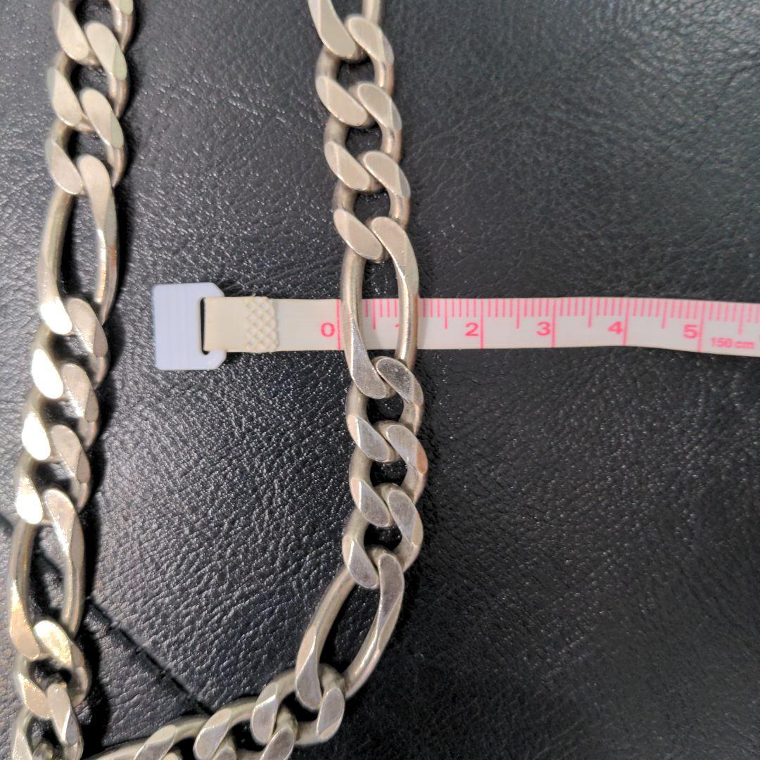 シルバーリンクチェーンウォレットチェーン925刻印