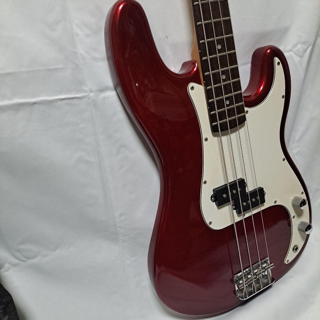 ま*お様 SELDERエレキベース レッド 4弦 シングルコイル