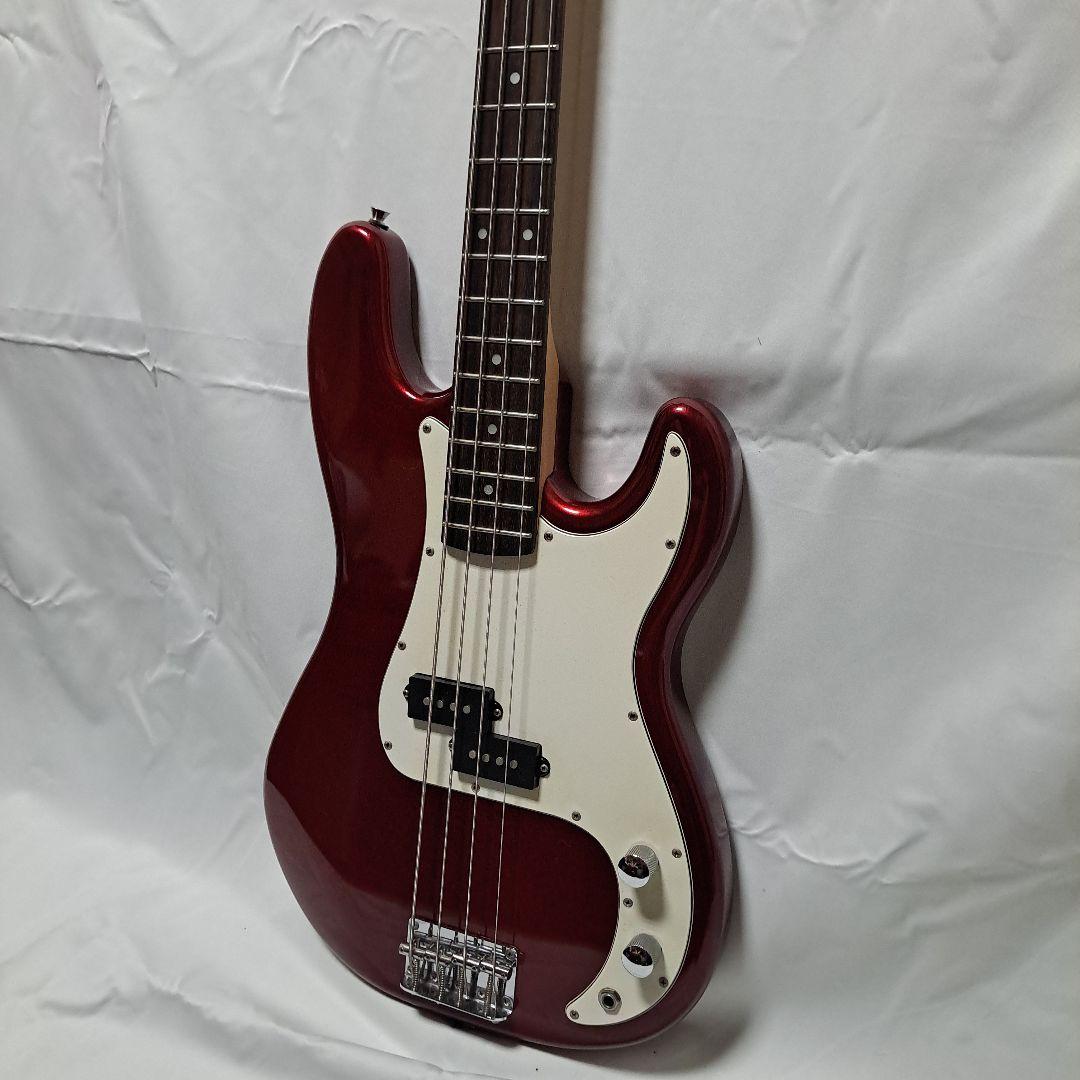 ま*お様 SELDERエレキベース レッド 4弦 シングルコイル