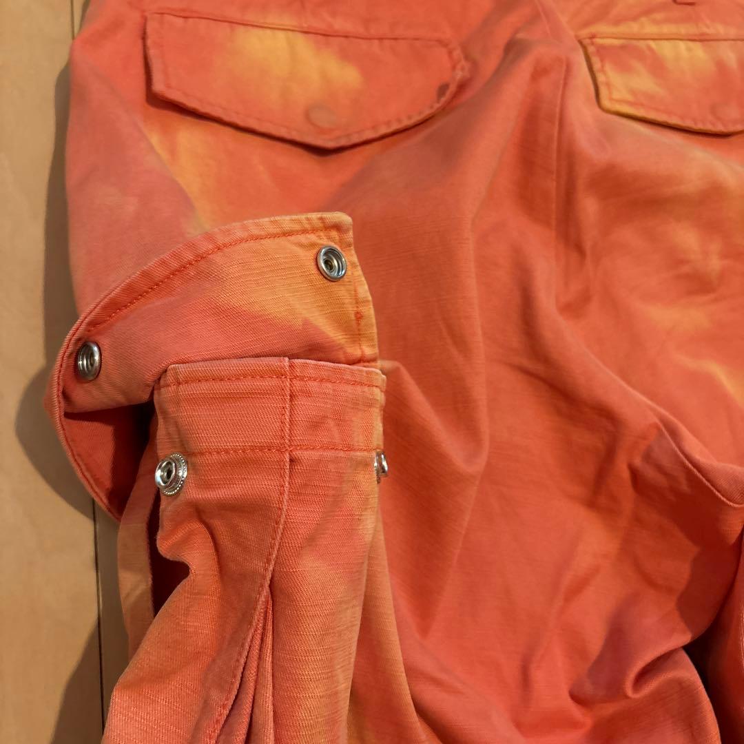 DIESEL ディーゼル　フェード加工　オレンジ カーゴパンツ