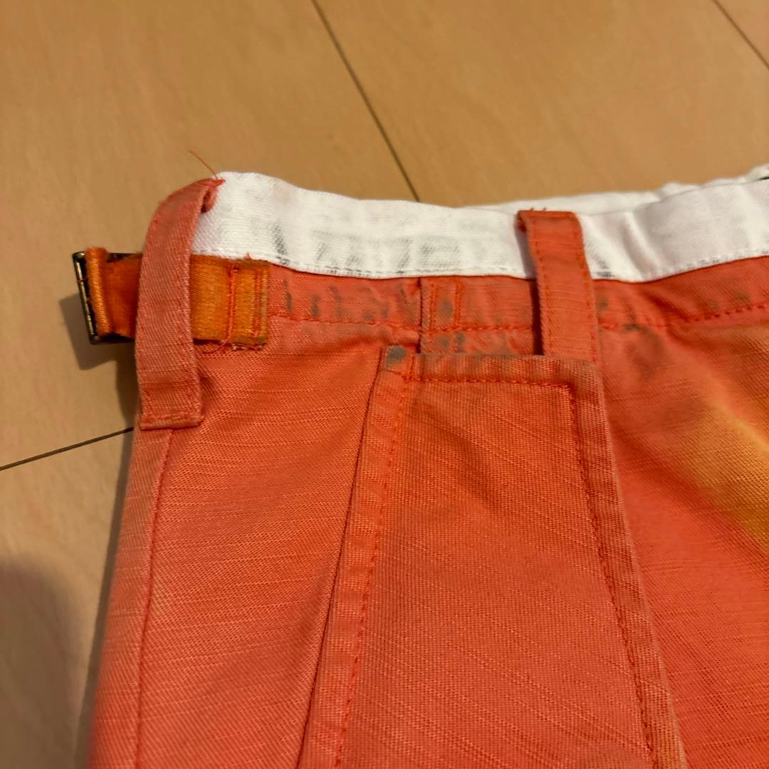 DIESEL ディーゼル　フェード加工　オレンジ カーゴパンツ