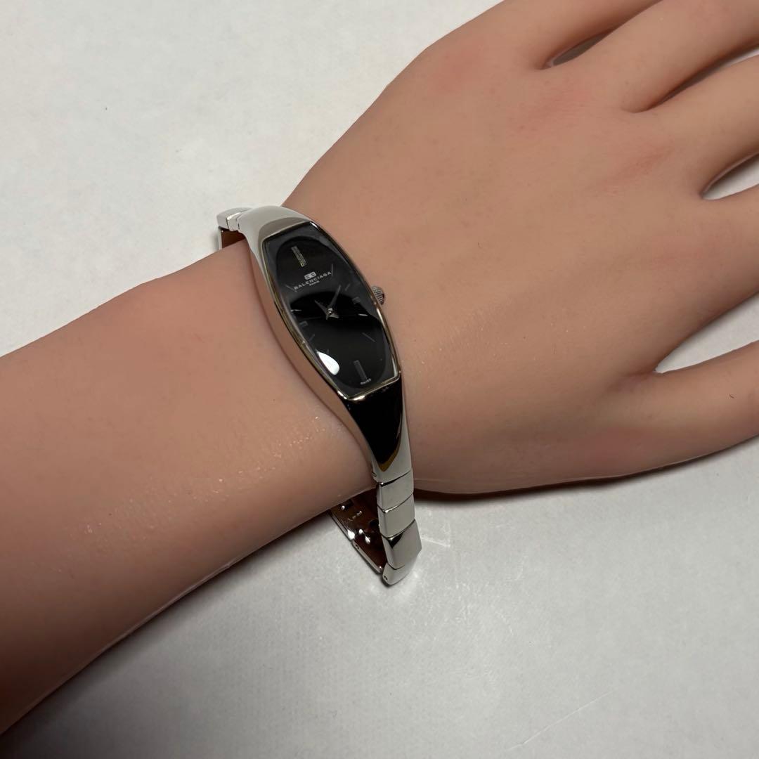 【稼働/新品電池/希少】バレンシアガ 腕時計 G0V スリム エレガント QZ