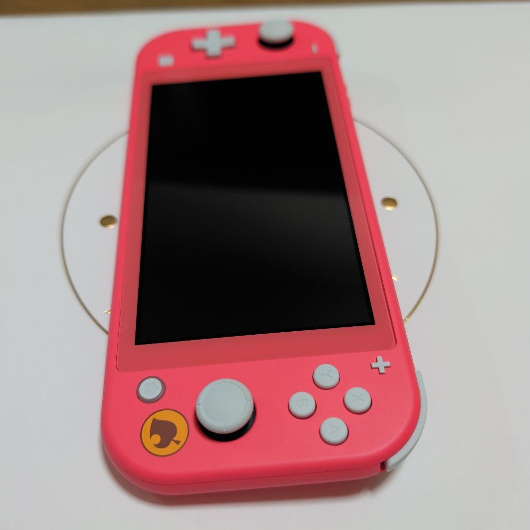 Nintendo Switch Lite どうぶつの森デザイン コーラル