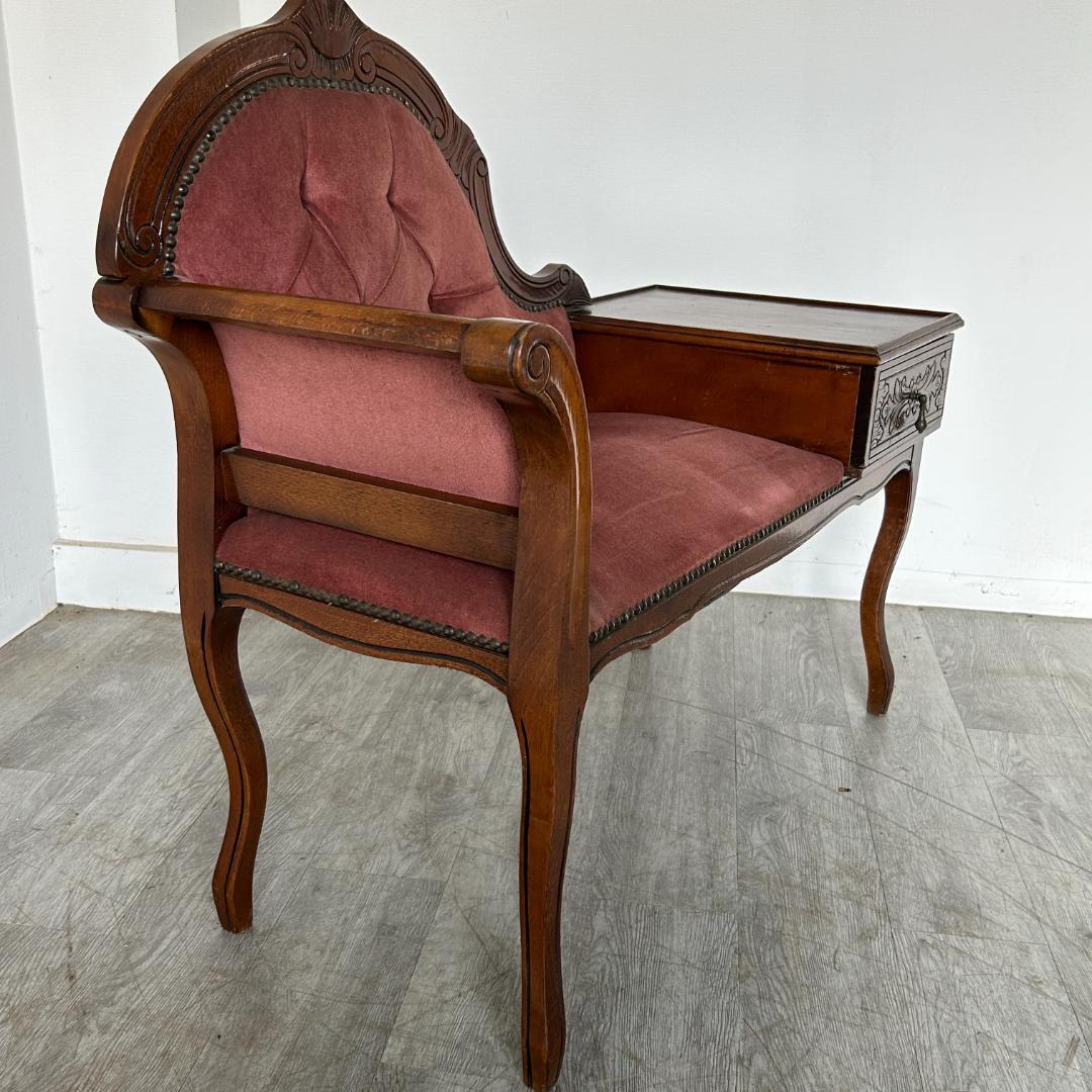 イギリス アンティーク家具 テレフォンベンチ 834A