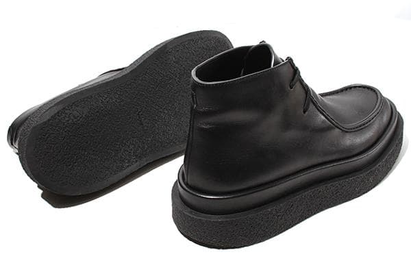 ジルサンダー LOW BOOT セミシャイニー カーフレザー ブーツ 41