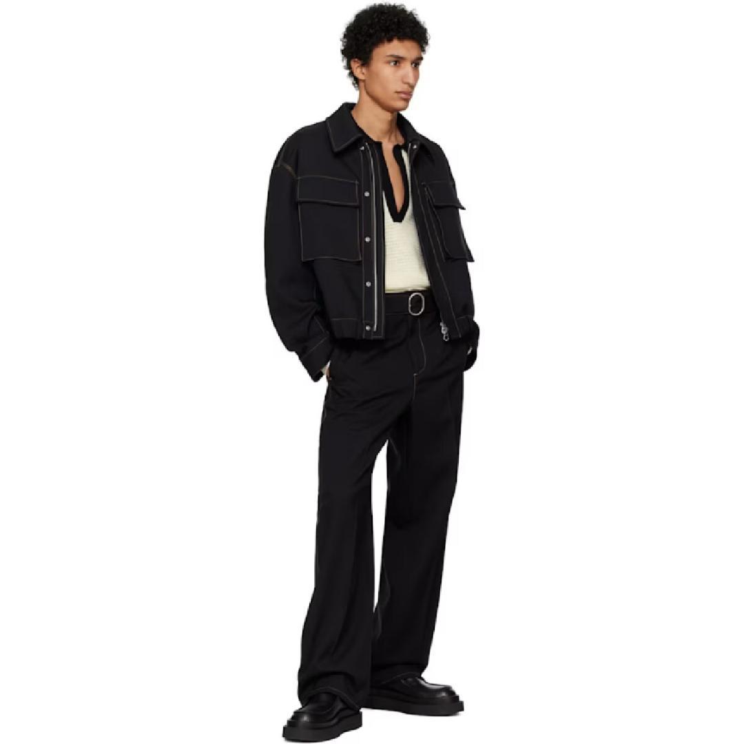 ジルサンダー LOW BOOT セミシャイニー カーフレザー ブーツ 41