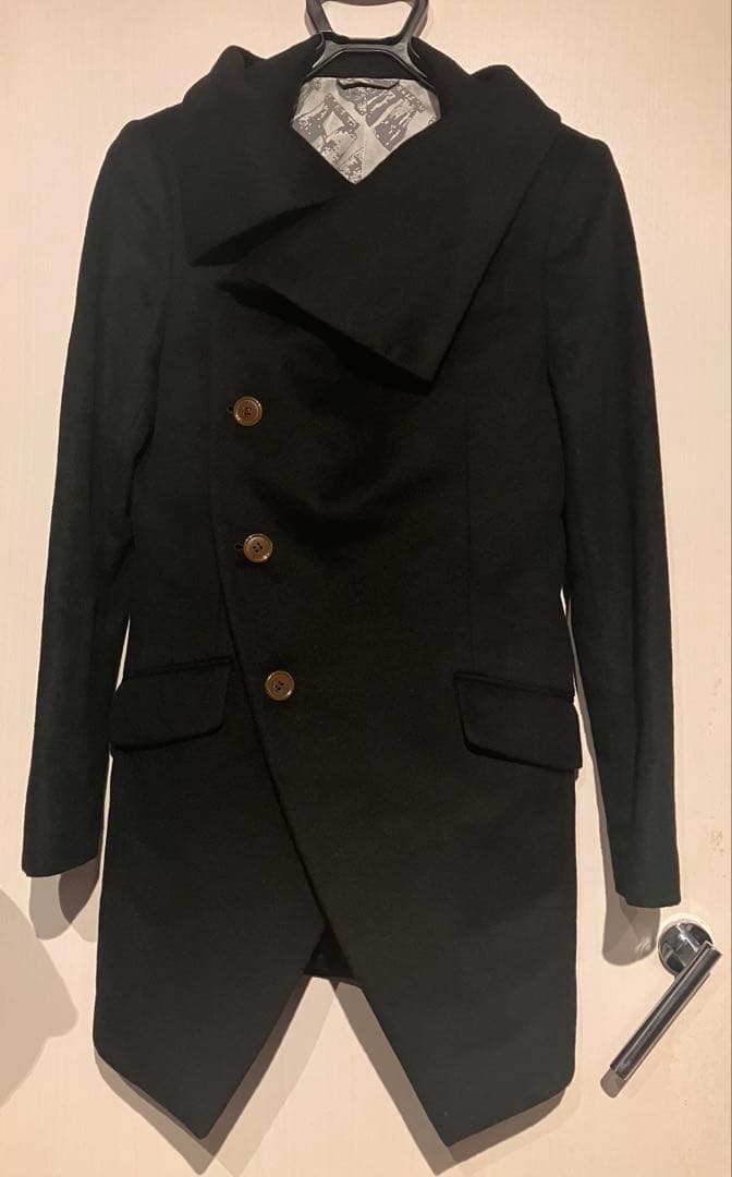 Vivienne Westwood MAN ミントカラーコート　44 ブラック